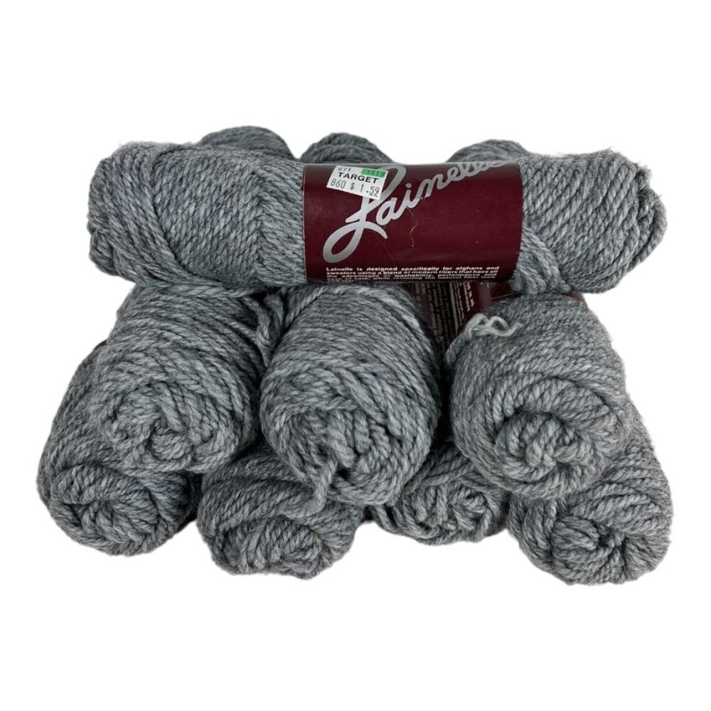 8‎ Skeins of Gray Yarn